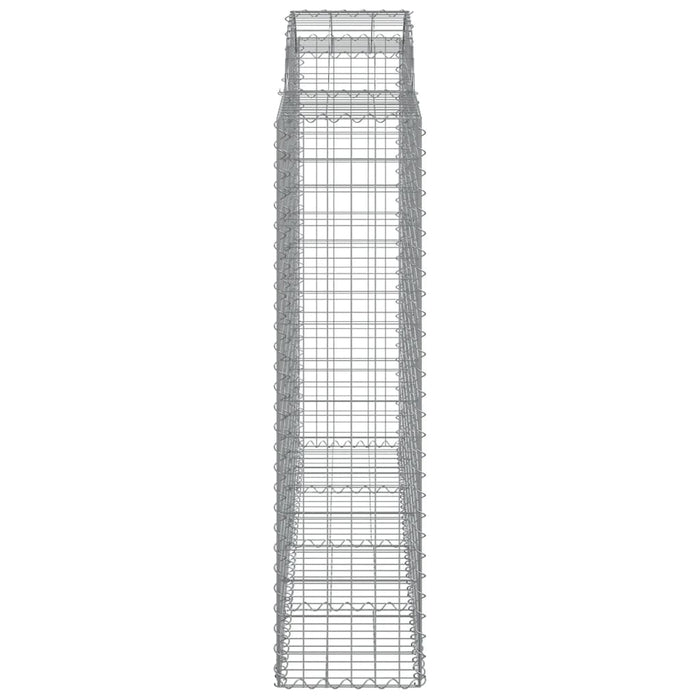 Coșuri gabion arcuite 6 buc, 200x50x160/180 cm, fier galvanizat - WALTI WALTI