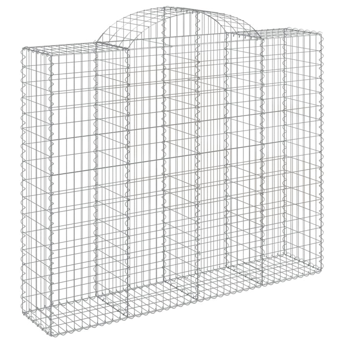 Coșuri gabion arcuite 8 buc, 200x50x160/180 cm, fier galvanizat - WALTI WALTI