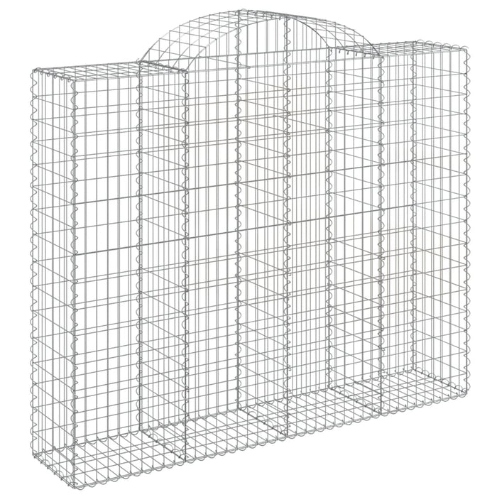 Coșuri gabion arcuite 10 buc, 200x50x160/180cm, fier galvanizat - WALTI WALTI
