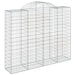 Coșuri gabion arcuite 14 buc 200x50x160/180 cm, fier galvanizat - WALTI WALTI