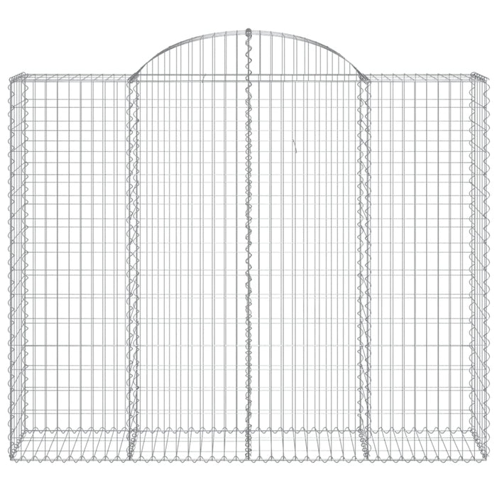 Coșuri gabion arcuite 14 buc 200x50x160/180 cm, fier galvanizat - WALTI WALTI