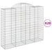 Coșuri gabion arcuite 20 buc, 200x50x160/180cm, fier galvanizat - WALTI WALTI