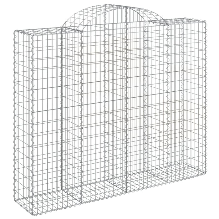 Coșuri gabion arcuite 50 buc, 200x50x160/180cm, fier galvanizat WALTI