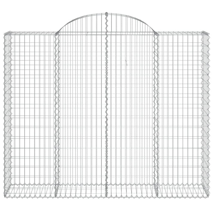 Coșuri gabion arcuite 50 buc, 200x50x160/180cm, fier galvanizat WALTI