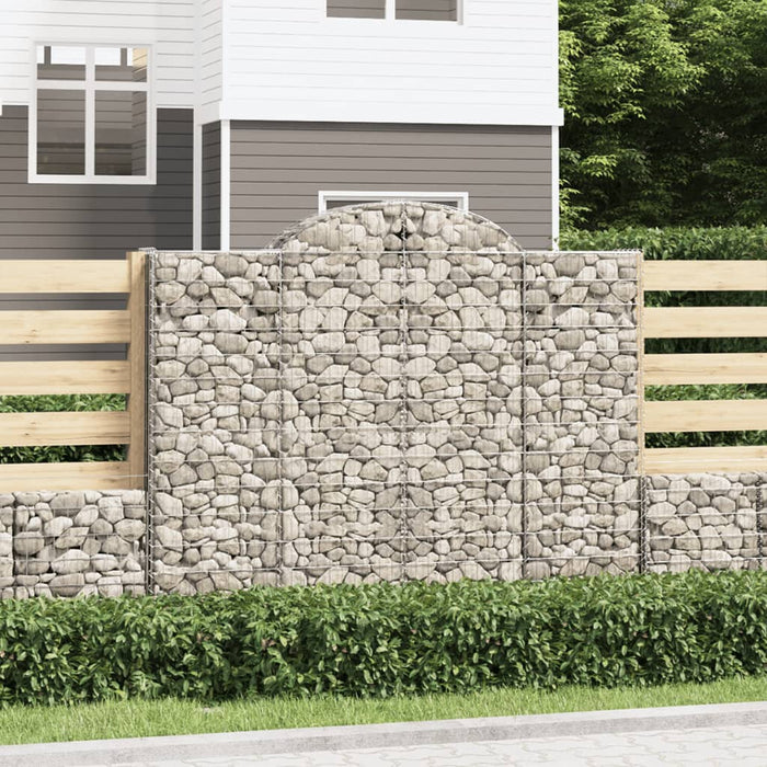 Coșuri gabion arcuite 50 buc, 200x50x160/180cm, fier galvanizat WALTI