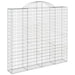 Coșuri gabion arcuite 2 buc, 200x50x180/200 cm, fier galvanizat - WALTI WALTI