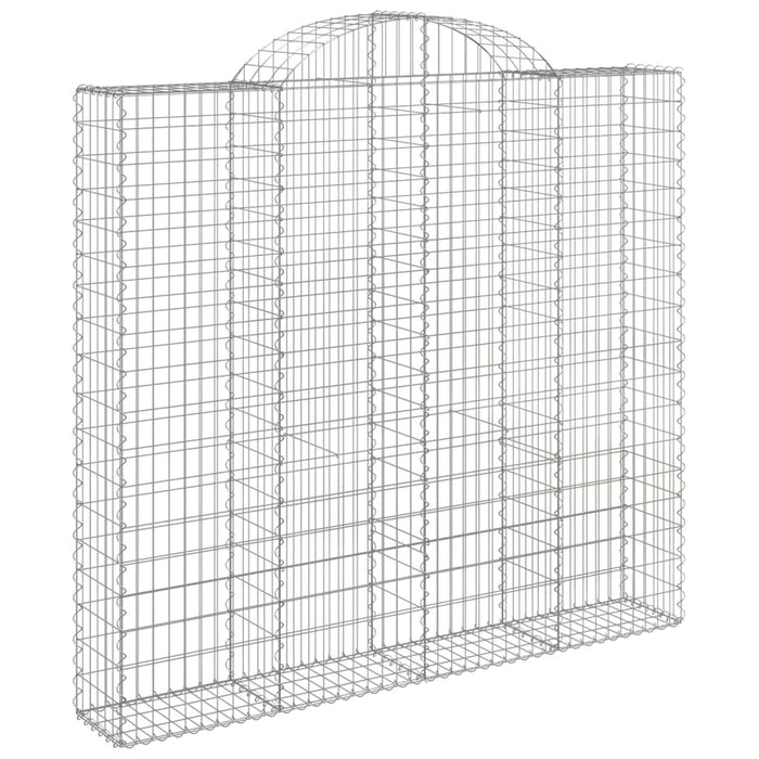 Coșuri gabion arcuite 11 buc, 200x50x180/200cm, fier galvanizat WALTI