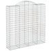 Coșuri gabion arcuite, 4 buc 200x50x200/220 cm, fier galvanizat - WALTI WALTI