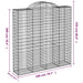 Coșuri gabion arcuite, 8 buc 200x50x200/220 cm, fier galvanizat - WALTI WALTI