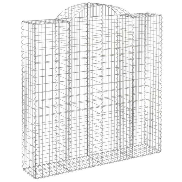 Coșuri gabion arcuite, 9 buc 200x50x200/220 cm, fier galvanizat - WALTI WALTI