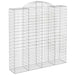 Coșuri gabion arcuite, 9 buc 200x50x200/220 cm, fier galvanizat - WALTI WALTI