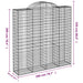 Coșuri gabion arcuite, 11 buc 200x50x200/220cm, fier galvanizat - WALTI WALTI