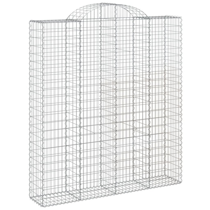 Coșuri gabion arcuite, 11 buc 200x50x220/240cm, fier galvanizat - WALTI WALTI