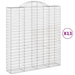 Coșuri gabion arcuite, 13 buc 200x50x220/240cm, fier galvanizat - WALTI WALTI