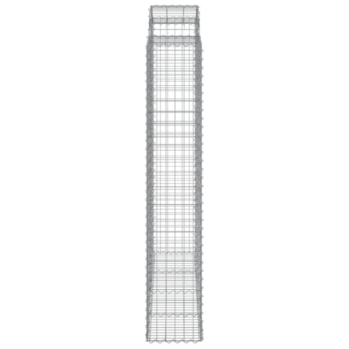 Coșuri gabion arcuite, 13 buc 200x50x220/240cm, fier galvanizat - WALTI WALTI