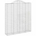 Coșuri gabion arcuite, 20 buc 200x50x220/240cm, fier galvanizat - WALTI WALTI