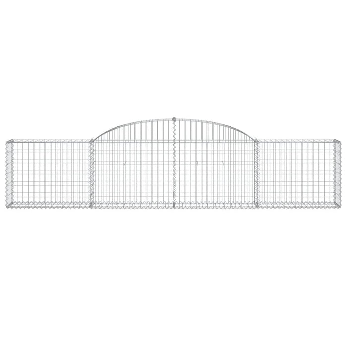 Coșuri gabion arcuite, 3 buc., 300x30x60/80 cm, fier galvanizat - WALTI WALTI