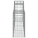 Coșuri gabion arcuite, 6 buc., 300x30x60/80 cm, fier galvanizat - WALTI WALTI
