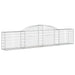 Coșuri gabion arcuite, 20 buc., 300x30x60/80cm, fier galvanizat - WALTI WALTI