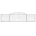 Coșuri gabion arcuite, 20 buc., 300x30x60/80cm, fier galvanizat - WALTI WALTI