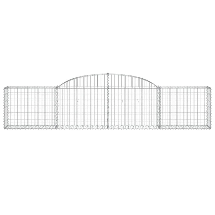 Coșuri gabion arcuite, 25 buc., 300x30x60/80cm, fier galvanizat - WALTI WALTI