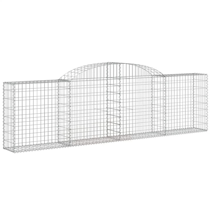 Coșuri gabion arcuite 5 buc., 300x30x80/100 cm, fier galvanizat - WALTI WALTI