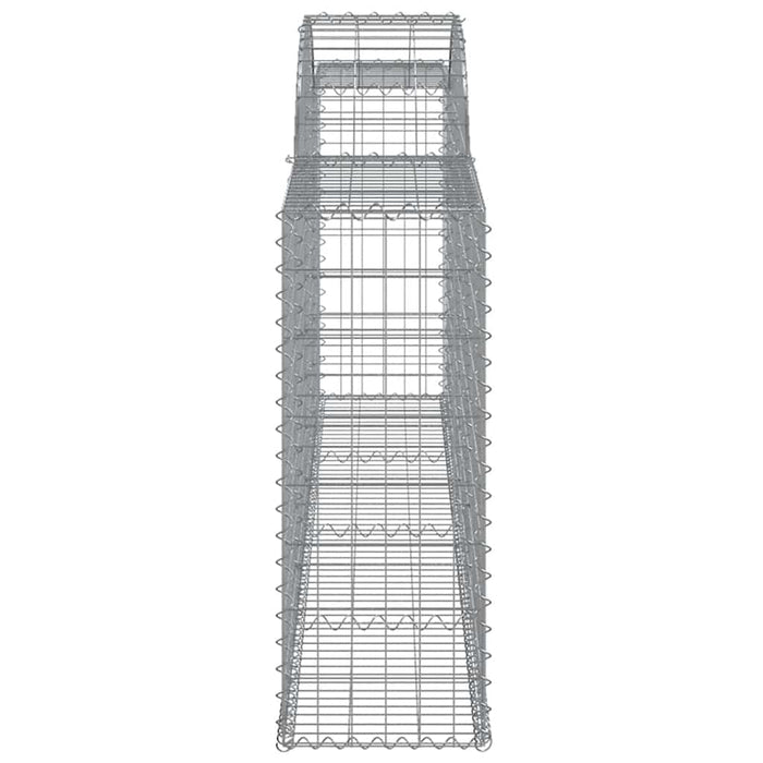 Coșuri gabion arcuite 5 buc., 300x30x80/100 cm, fier galvanizat - WALTI WALTI