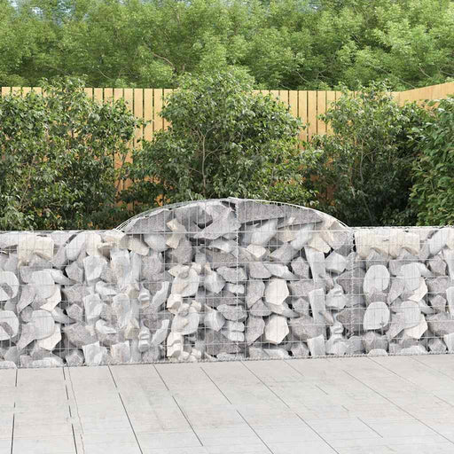 Coșuri gabion arcuite 5 buc., 300x30x80/100 cm, fier galvanizat - WALTI WALTI