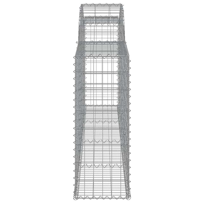 Coșuri gabion arcuite 7 buc., 300x30x80/100 cm, fier galvanizat - WALTI WALTI