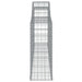Coșuri gabion arcuite 8 buc., 300x30x80/100 cm, fier galvanizat - WALTI WALTI