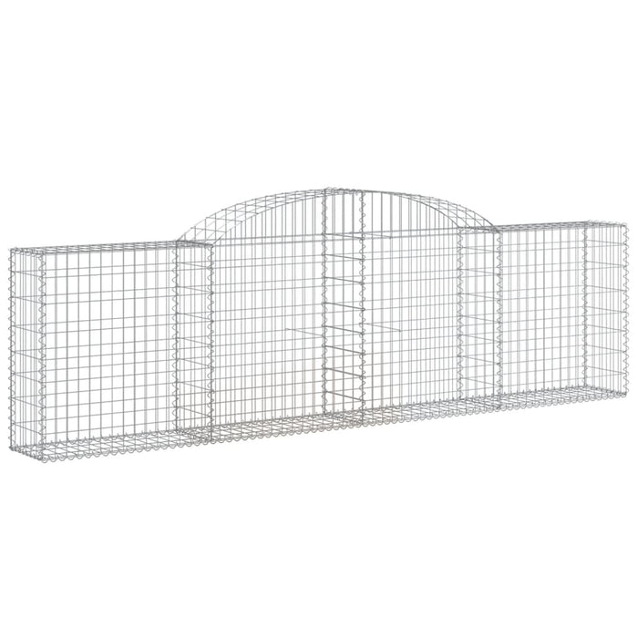Coșuri gabion arcuite 9 buc., 300x30x80/100 cm, fier galvanizat - WALTI WALTI
