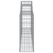 Coșuri gabion arcuite 9 buc., 300x30x80/100 cm, fier galvanizat - WALTI WALTI