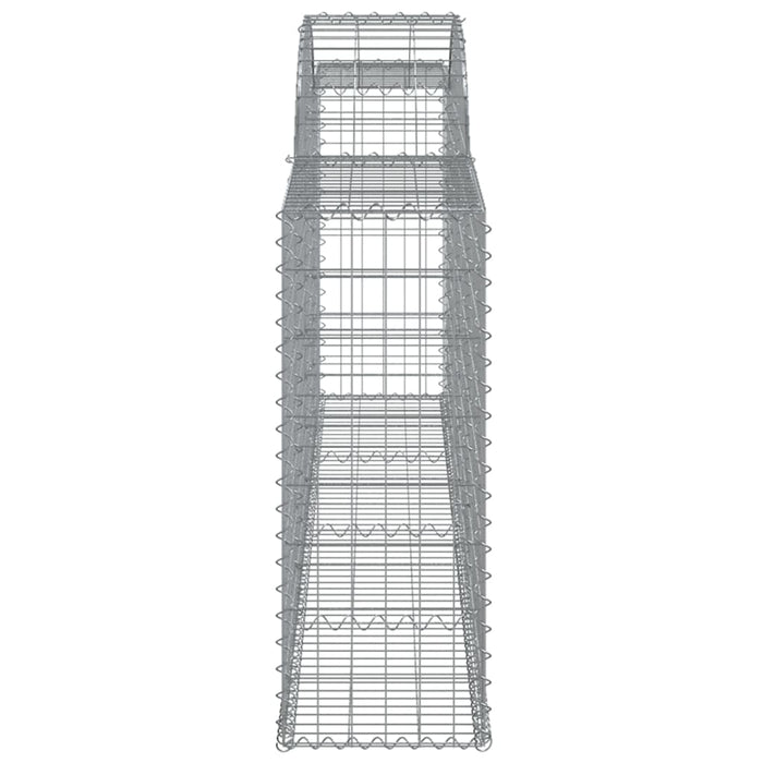 Coșuri gabion arcuite 10 buc, 300x30x80/100 cm, fier galvanizat - WALTI WALTI