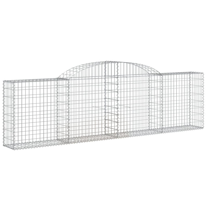 Coșuri gabion arcuite 11 buc, 300x30x80/100 cm, fier galvanizat - WALTI WALTI