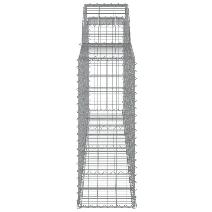 Coșuri gabion arcuite 11 buc, 300x30x80/100 cm, fier galvanizat - WALTI WALTI