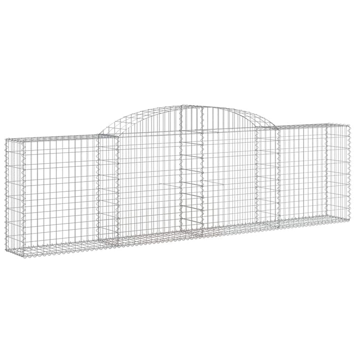 Coșuri gabion arcuite 12 buc, 300x30x80/100 cm, fier galvanizat - WALTI WALTI