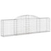 Coșuri gabion arcuite 12 buc, 300x30x80/100 cm, fier galvanizat - WALTI WALTI