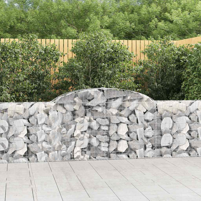 Coșuri gabion arcuite 12 buc, 300x30x80/100 cm, fier galvanizat - WALTI WALTI
