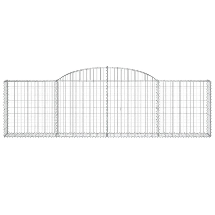 Coșuri gabion arcuite 17 buc, 300x30x80/100 cm, fier galvanizat - WALTI WALTI