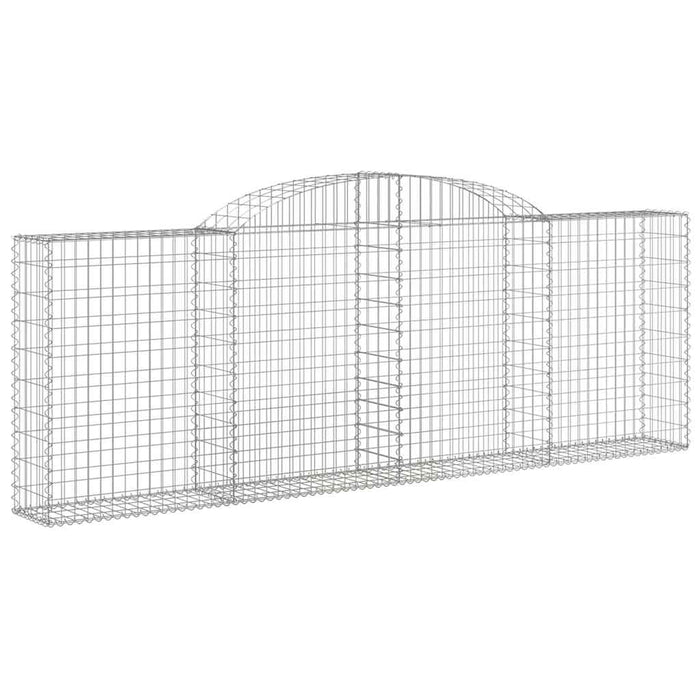 Coșuri gabion arcuite 5 buc, 300x30x100/120 cm fier galvanizat - WALTI WALTI