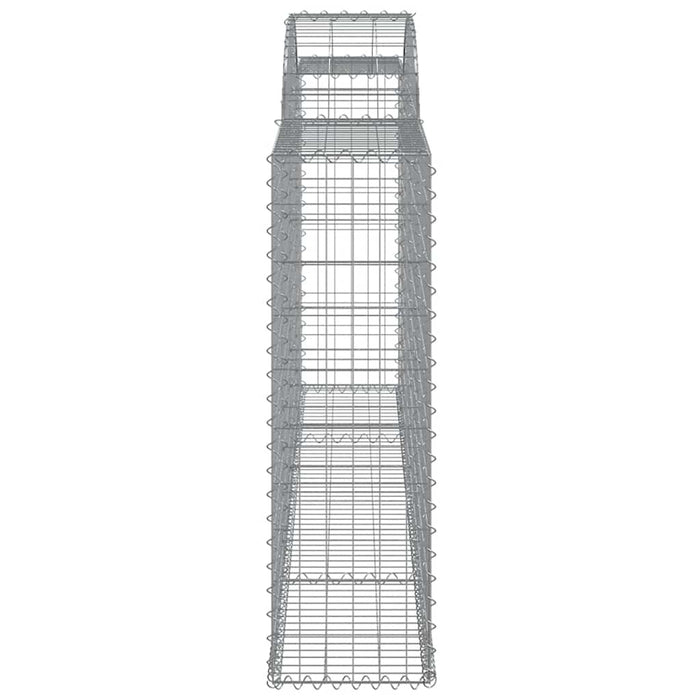 Coșuri gabion arcuite 5 buc, 300x30x100/120 cm fier galvanizat - WALTI WALTI