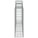 Coșuri gabion arcuite 5 buc, 300x30x100/120 cm fier galvanizat - WALTI WALTI