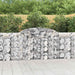 Coșuri gabion arcuite 5 buc, 300x30x100/120 cm fier galvanizat - WALTI WALTI