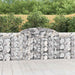 Coșuri gabion arcuite 8 buc, 300x30x100/120 cm fier galvanizat - WALTI WALTI
