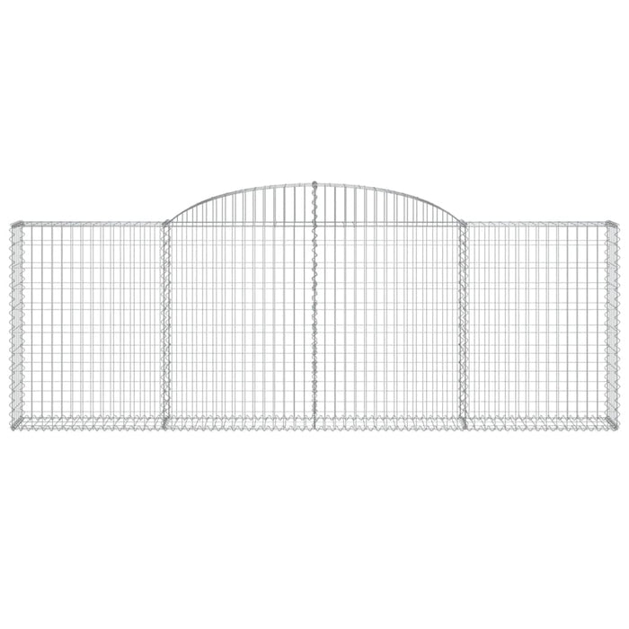 Coșuri gabion arcuite 12 buc, 300x30x100/120 cm fier galvanizat - WALTI WALTI