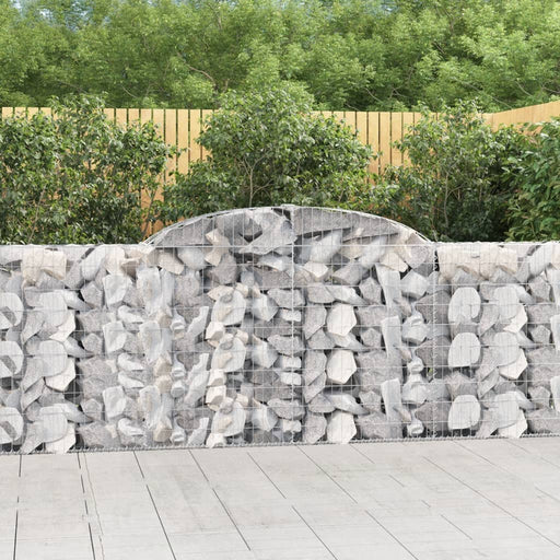 Coșuri gabion arcuite 12 buc, 300x30x100/120 cm fier galvanizat - WALTI WALTI