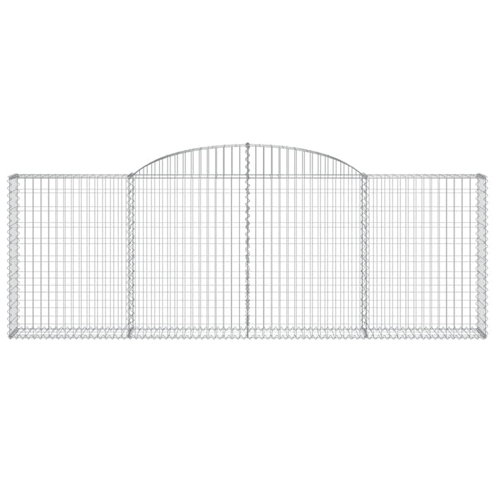 Coșuri gabion arcuite 13 buc, 300x30x100/120 cm fier galvanizat - WALTI WALTI