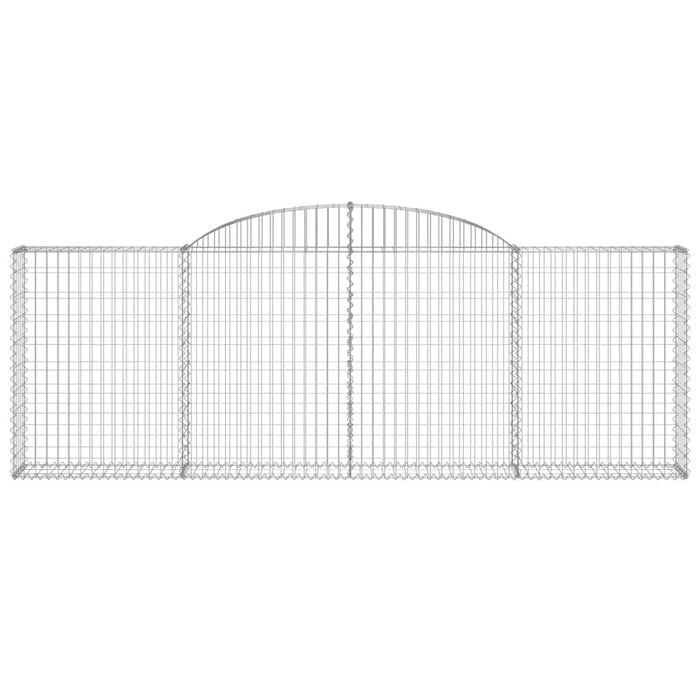 Coșuri gabion arcuite 17 buc, 300x30x100/120 cm fier galvanizat - WALTI WALTI