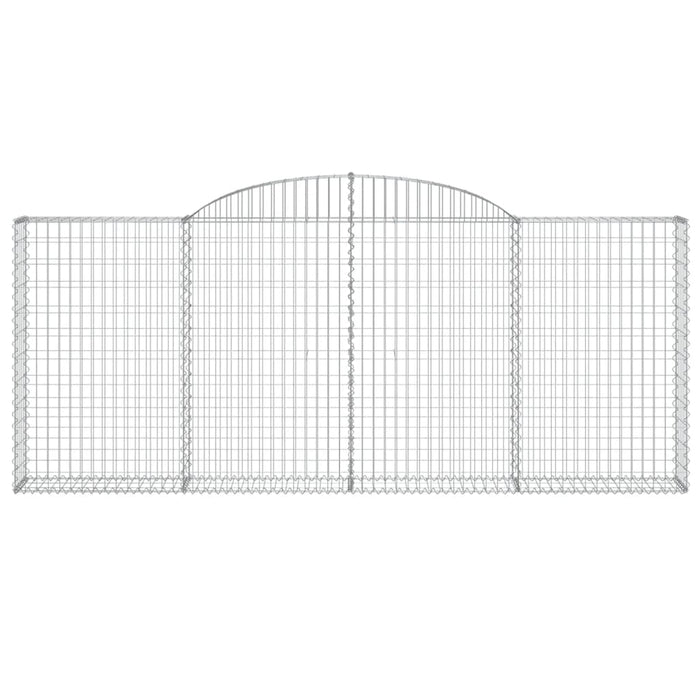 Coșuri gabion arcuite 2 buc, 300x30x120/140 cm, fier galvanizat - WALTI WALTI