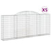 Coșuri gabion arcuite 5 buc, 300x30x120/140 cm, fier galvanizat - WALTI WALTI